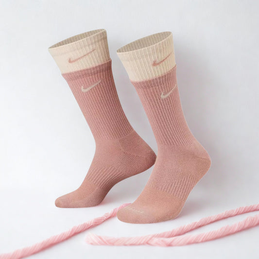 Double Layered Cushion Nike Pink&Beige