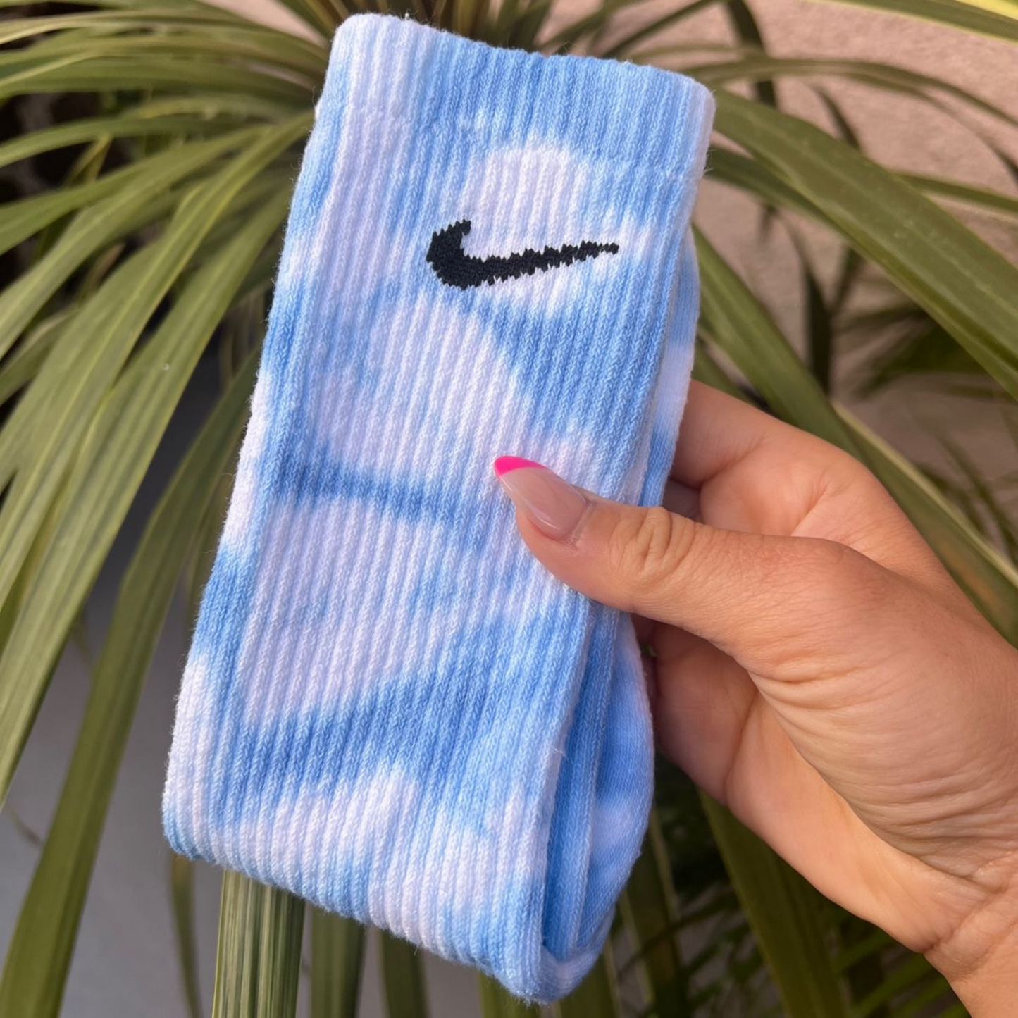 Frosted Blue Nike Tie-Dye